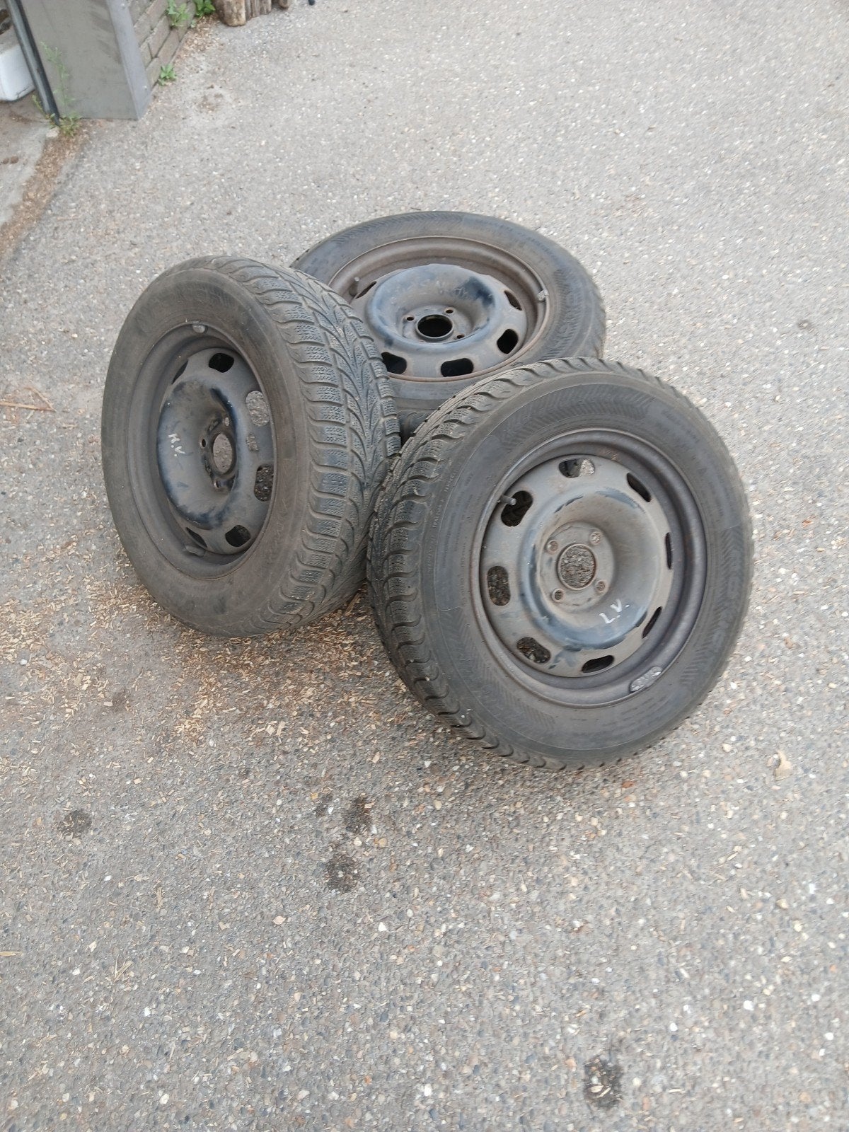 wielen set peugeot partner/citroen berlingo gebruikt, Ophalen, Gebruikt