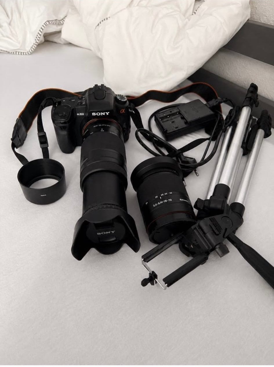 Sony Alpha 350 COMPLETE SET, Ophalen, Zo goed als nieuw