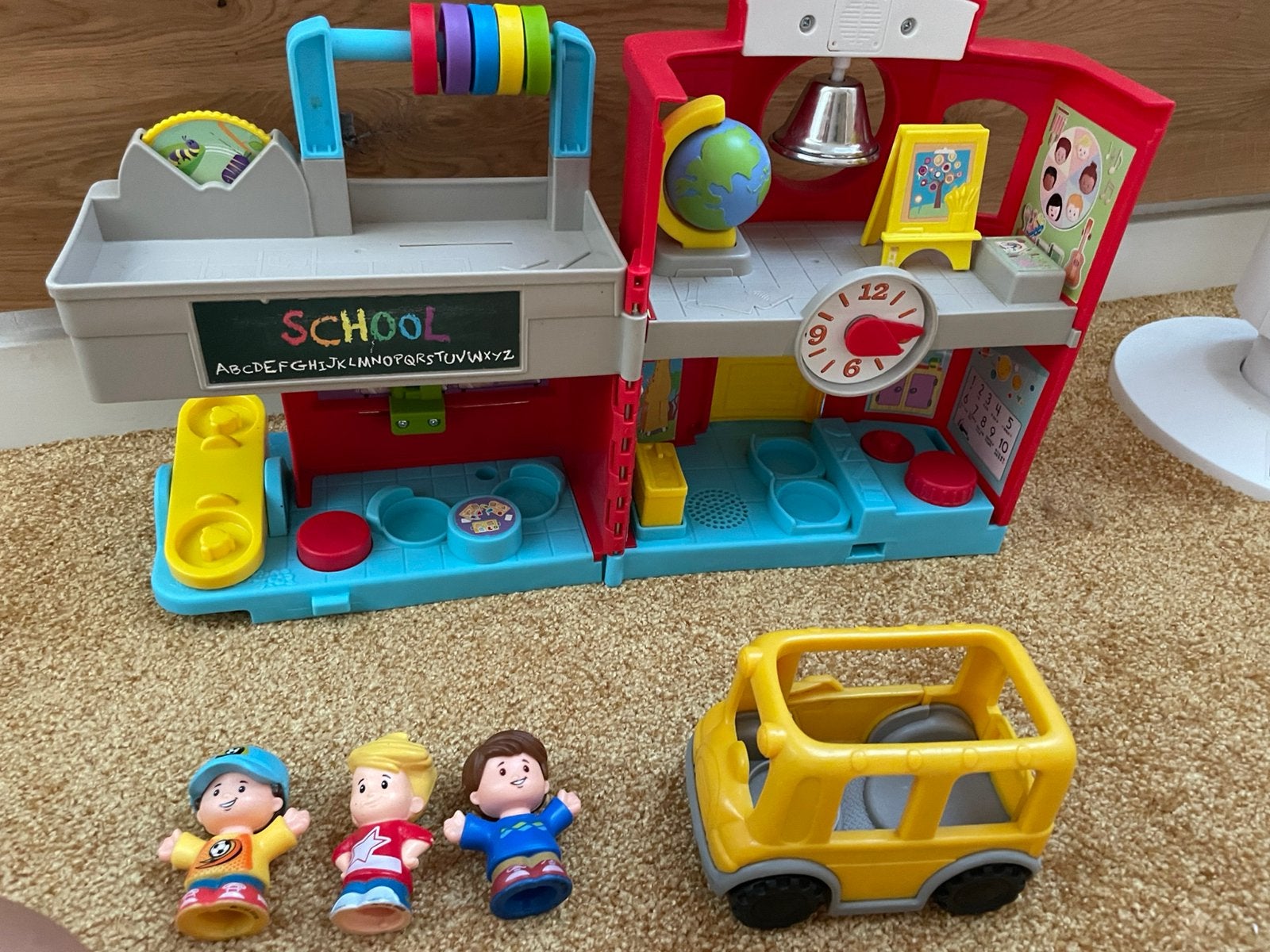 Fisher-Price Little People School Speelset met Figuren, Ophalen of Verzenden, Gebruikt, Ontdekken
