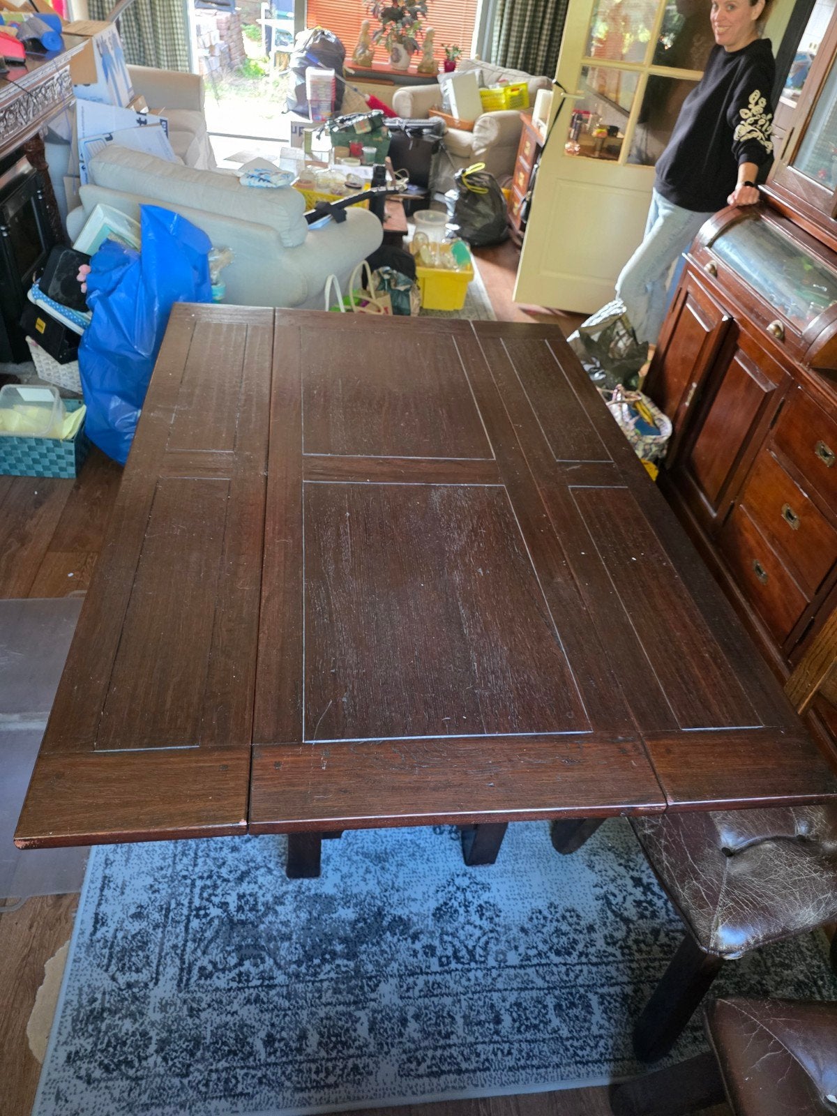 Foto 4 van Uitschuifbare eetkamertafel in 3 standen
