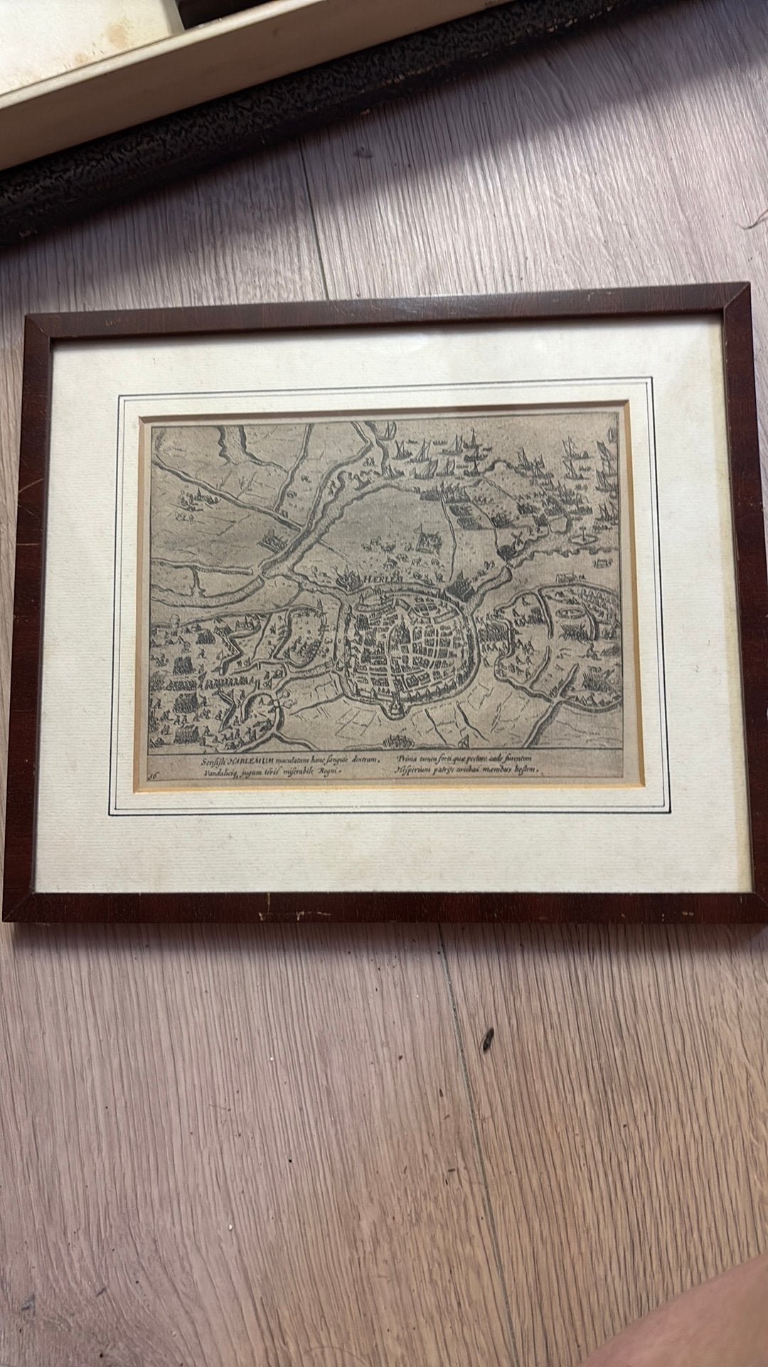 Prent Haarlem (plattegrond), Ophalen