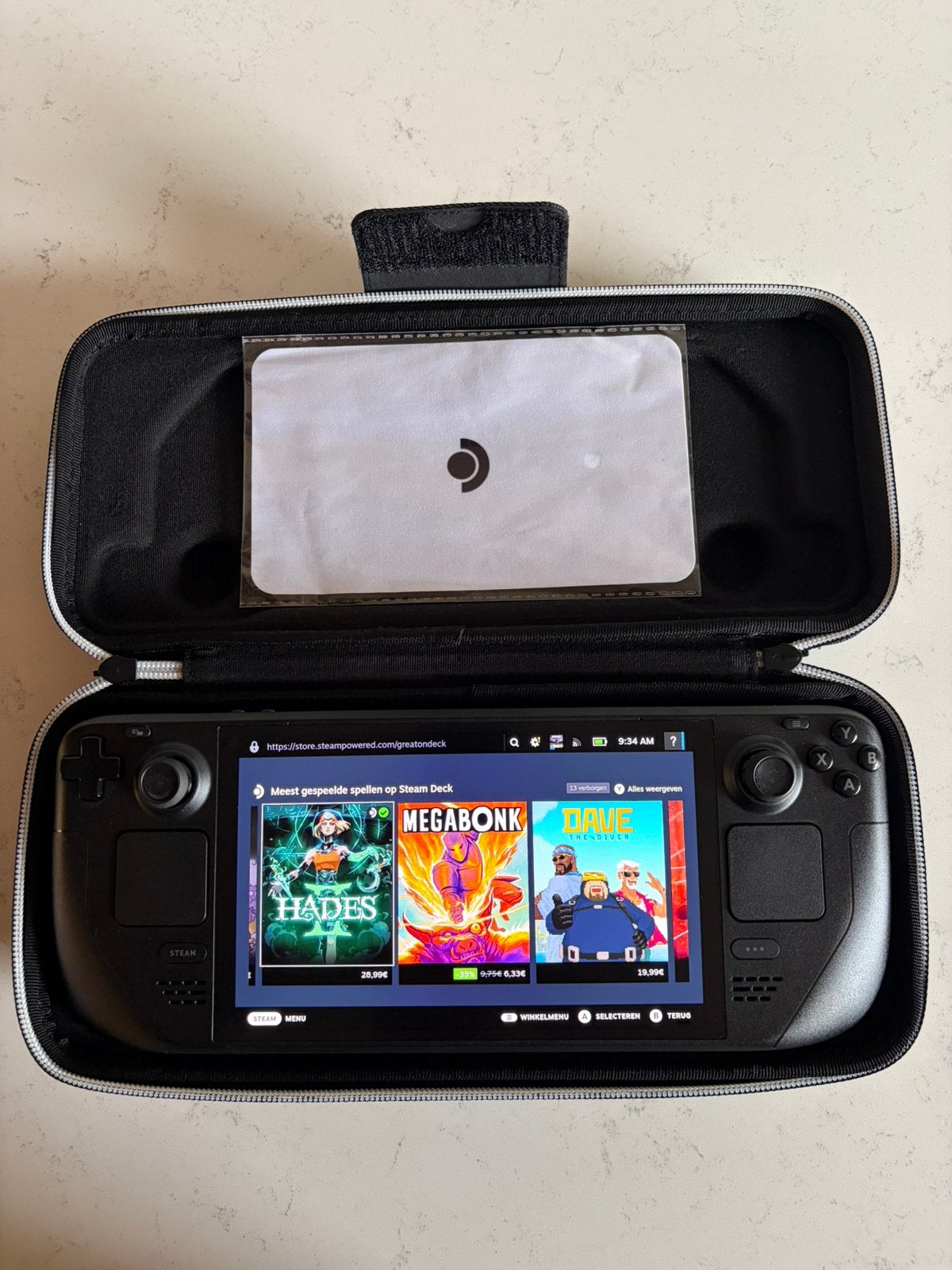 Steam Deck OLED 1TB + Docking - Nette Staat, Spelcomputers en Games, Spelcomputers | Overige, Ophalen of Verzenden, Zo goed als nieuw
