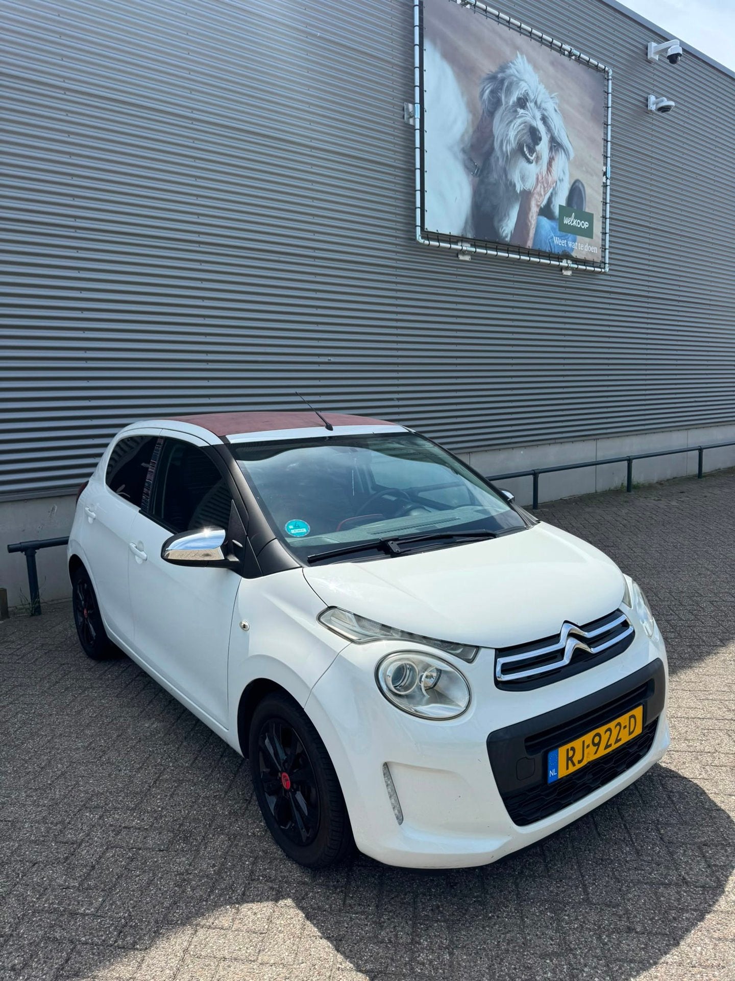 Citroen C1 / Apk / Airco / Cruise / Navi / Cabrio, Auto's, Voorwielaandrijving, Gebruikt, Euro 6, 4 stoelen