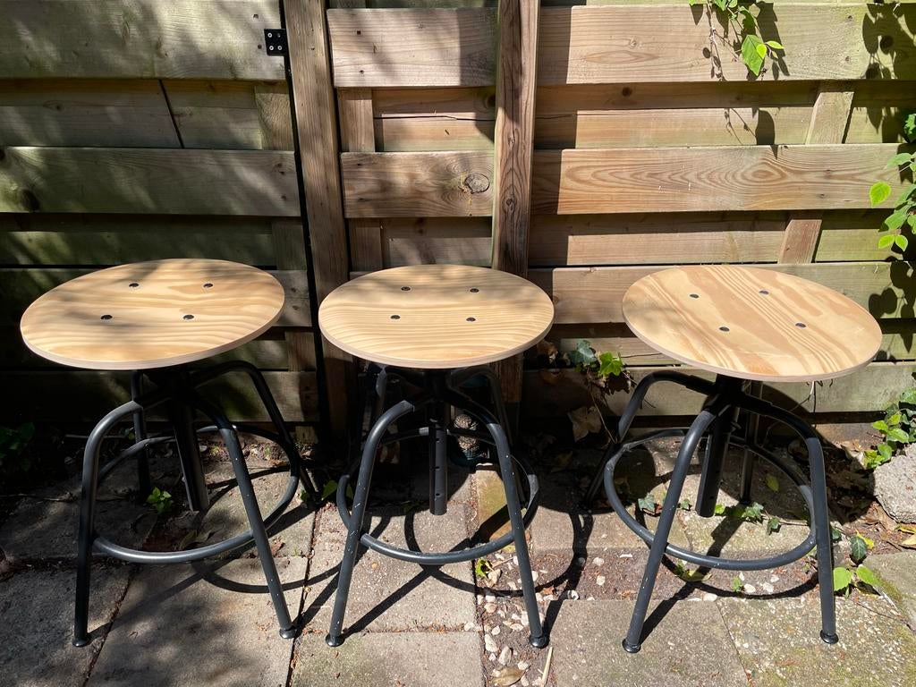 IKEA KULLABERG Krukken - Set van 3, in hoogte verstelbaar, Ophalen of Verzenden, In hoogte verstelbaar, Zo goed als nieuw, Hout