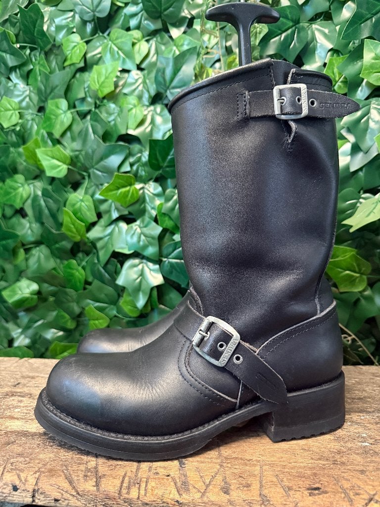 Bijna Nieuwe biker boots van Sendra maat 42, Sendra, Zwart, Boots, Nieuw