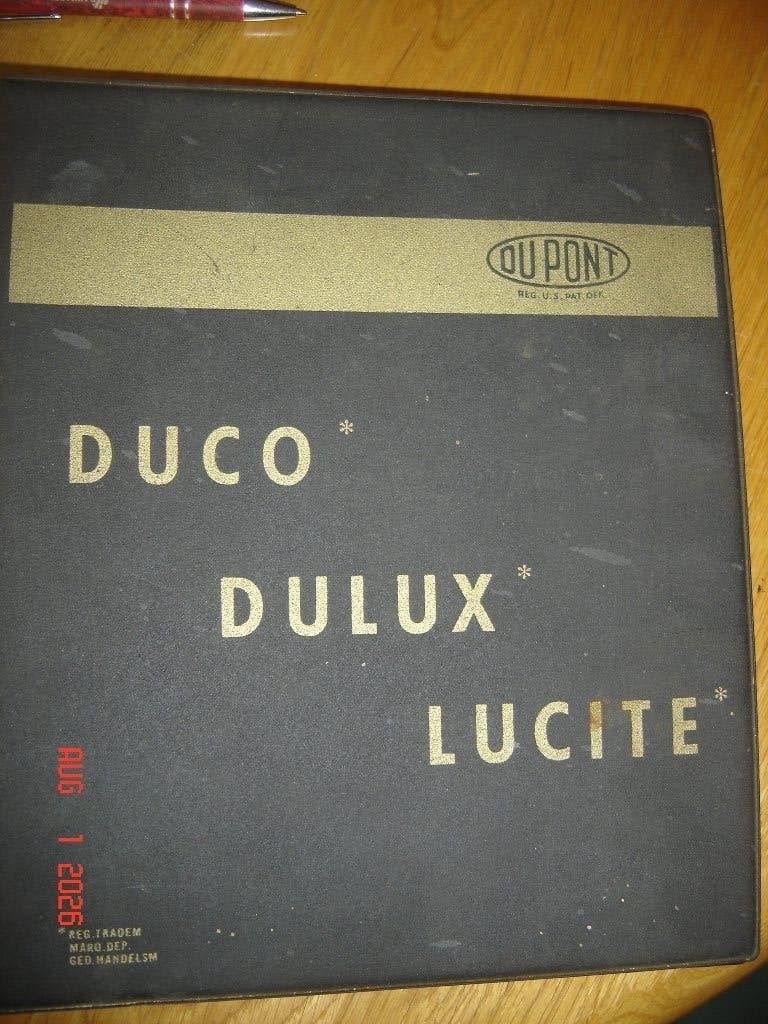Dupont kleuren staal boeken, Ophalen of Verzenden