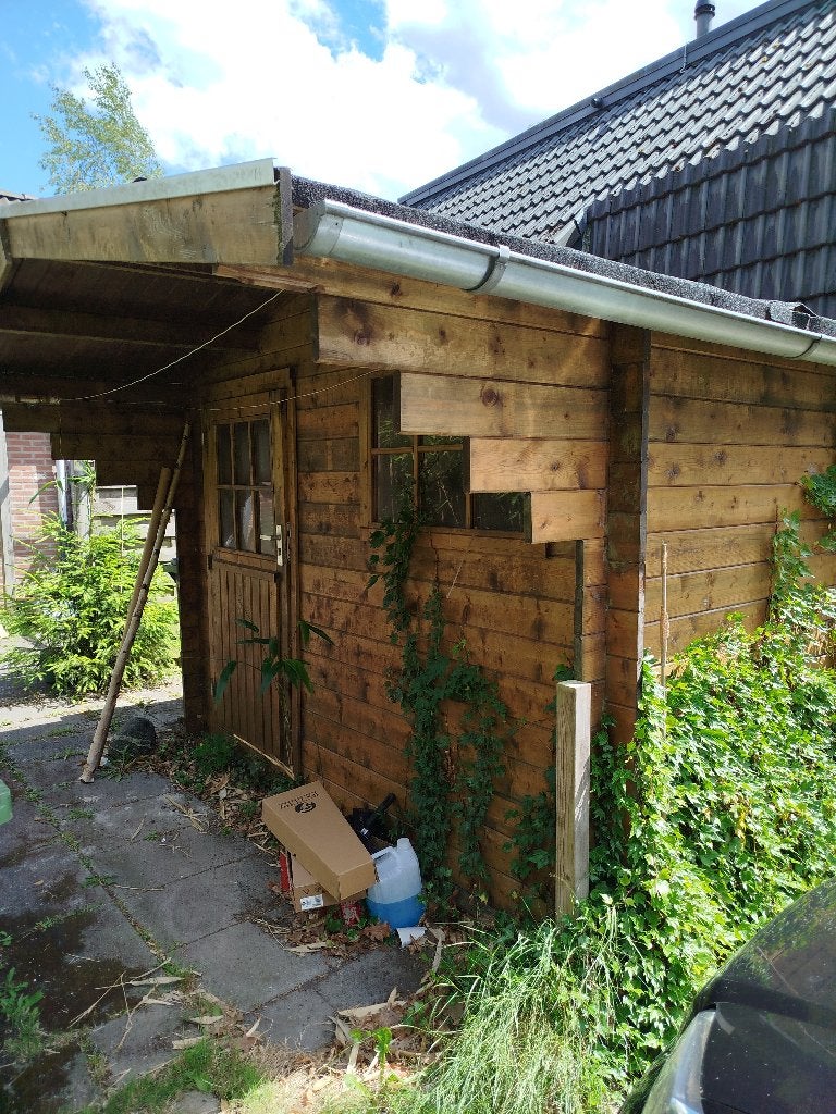 Houten tuinhuis, Tuin en Terras, Tuinhuizen, Tuinhuis, 1 raam, Hout, Ophalen