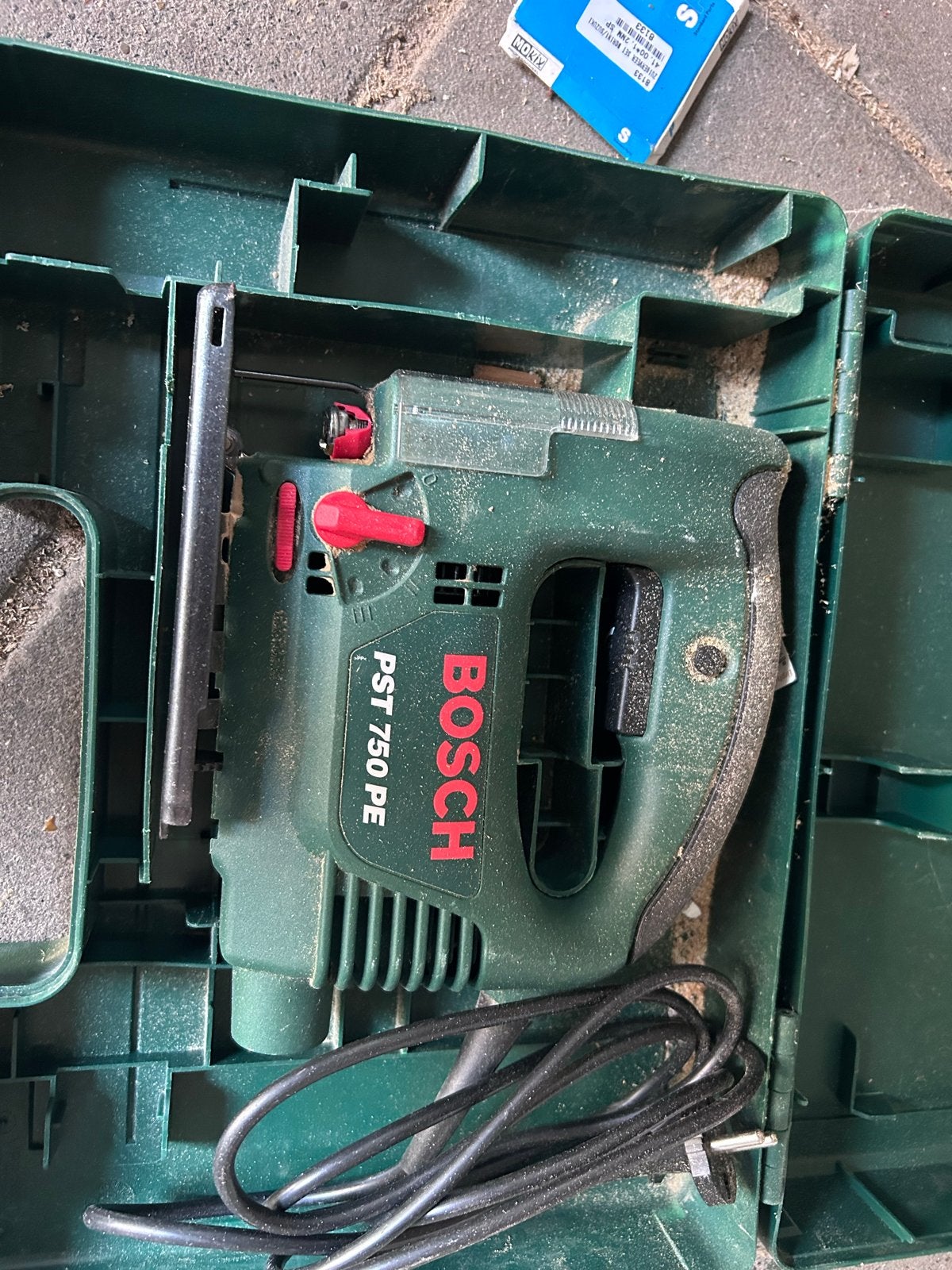 Bosch Decoupeerzaag PST 750 PE - Zaagvergrendeling defect, Ophalen, Gebruikt, Decoupeerzaag