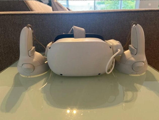 oculus quest 2 128gb, Spelcomputers en Games, Virtual Reality, Ophalen of Verzenden, Gebruikt, VR-bril, Overige platformen