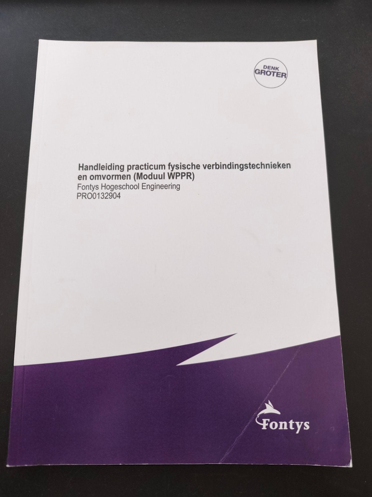 Handleiding practicum fysische verbindingstechnieken Fontys, Ophalen of Verzenden