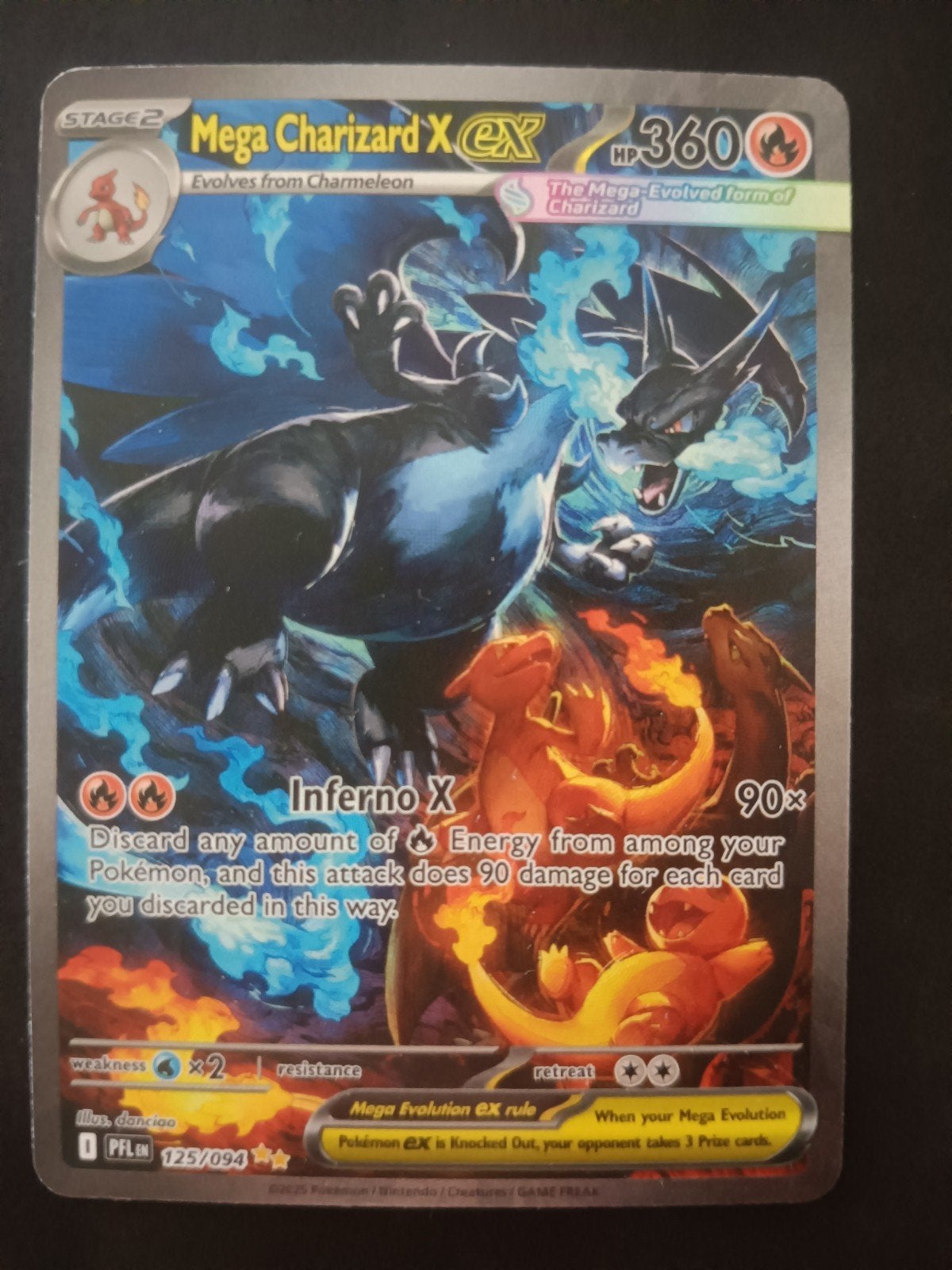 Phantasmal flames Mega Charizard 125, Ophalen of Verzenden, Zo goed als nieuw