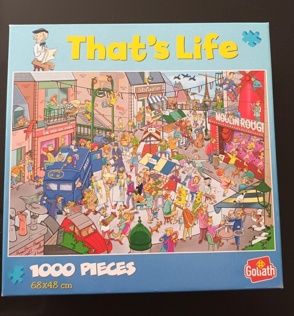 Puzzel That's Life Paris 1000 Stukjes, Ophalen of Verzenden, 500 t/m 1500 stukjes, Zo goed als nieuw, Legpuzzel