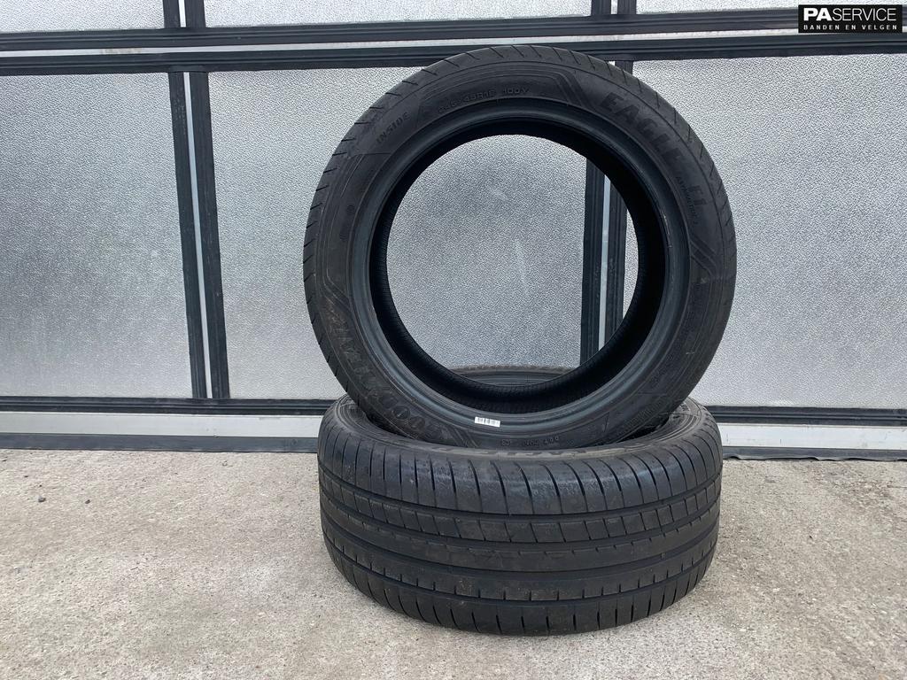 2x Goodyear 245 45 18 zomer met 5.5 mm, 18 inch, -, -, Banden en Velgen