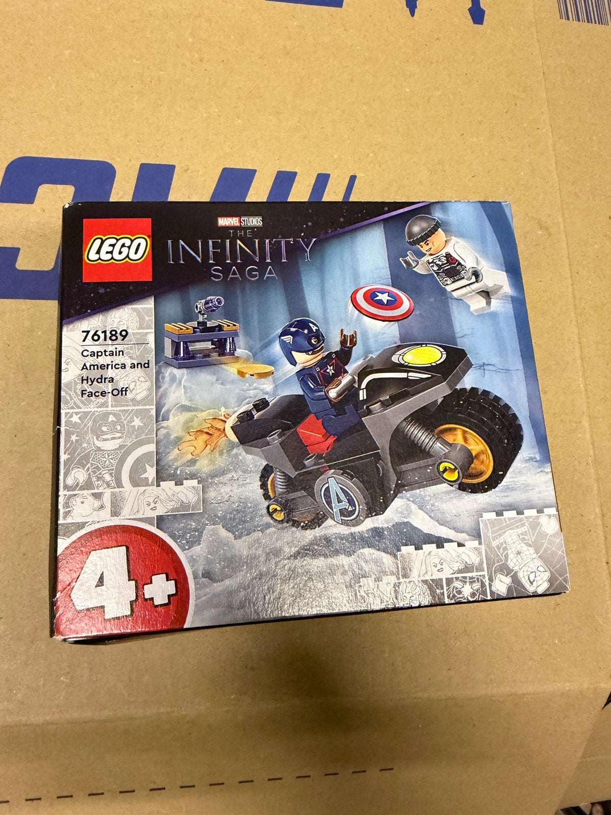 LEGO Marvel Captain America en Hydra Face-Off (76189), Marvel, Lego, Nieuw, Ophalen of Verzenden