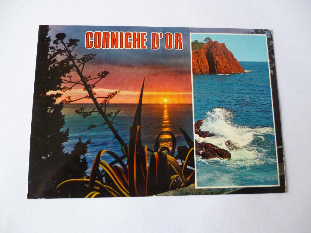 ansichtkaart Corniche d'Or, Ophalen of Verzenden, 1980 tot heden, Gelopen, Frankrijk