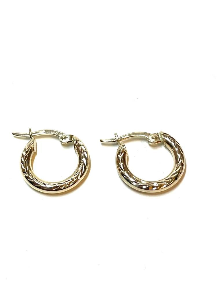 14k gouden oorbellen, Sieraden, Tassen en Uiterlijk, Oorbellen, Hangers, -, -, Ophalen of Verzenden
