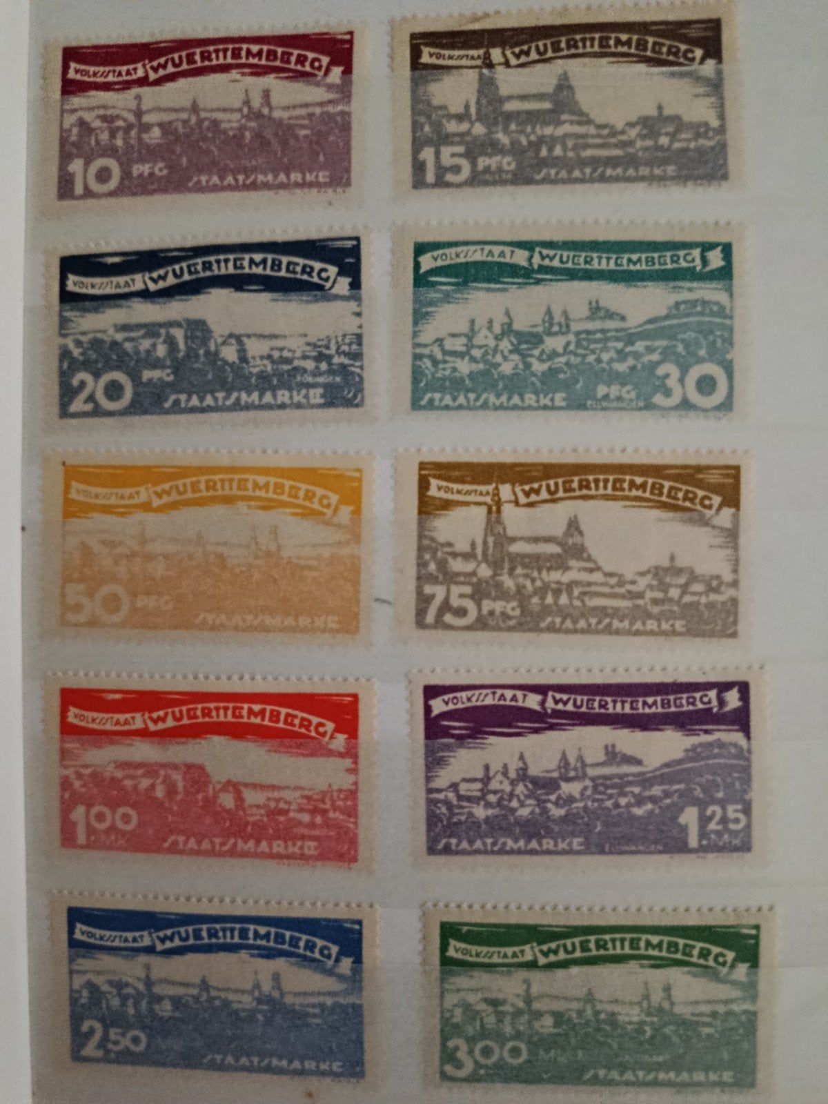 Duitsland Wurttemberg 1920, Ophalen of Verzenden, Duitse Keizerrijk, Postfris