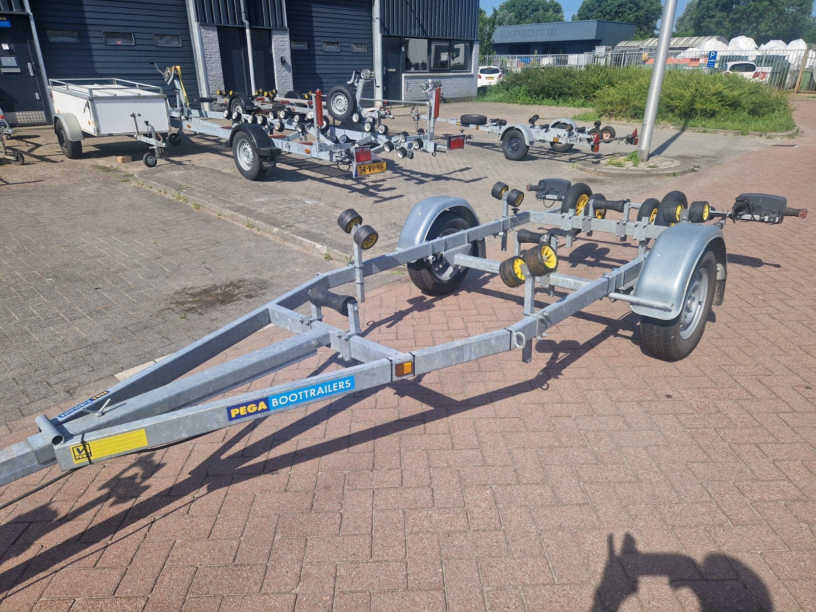 Pega SH 750 kanteltrailer in absolute nieuwstaat  !!!, Watersport en Boten, Boottrailers, Minder dan 1500 kg, Overige typen, Kantelbaar