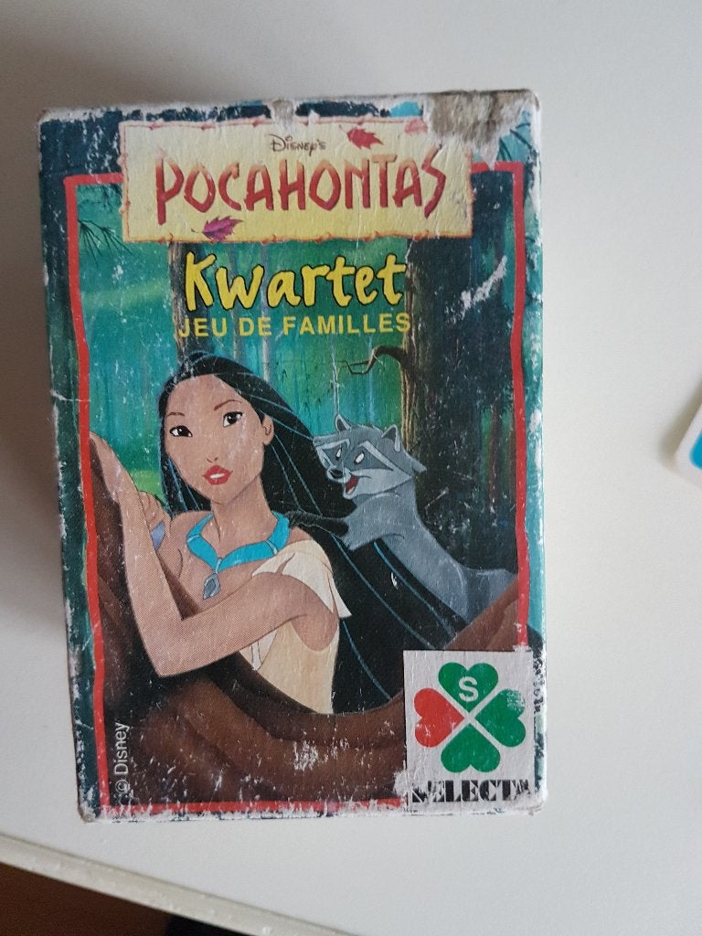 Selecta Pocahontas kwartet, gebruikt, Ophalen of Verzenden, Pocahontas of Kl. Zeemeermin, Gebruikt