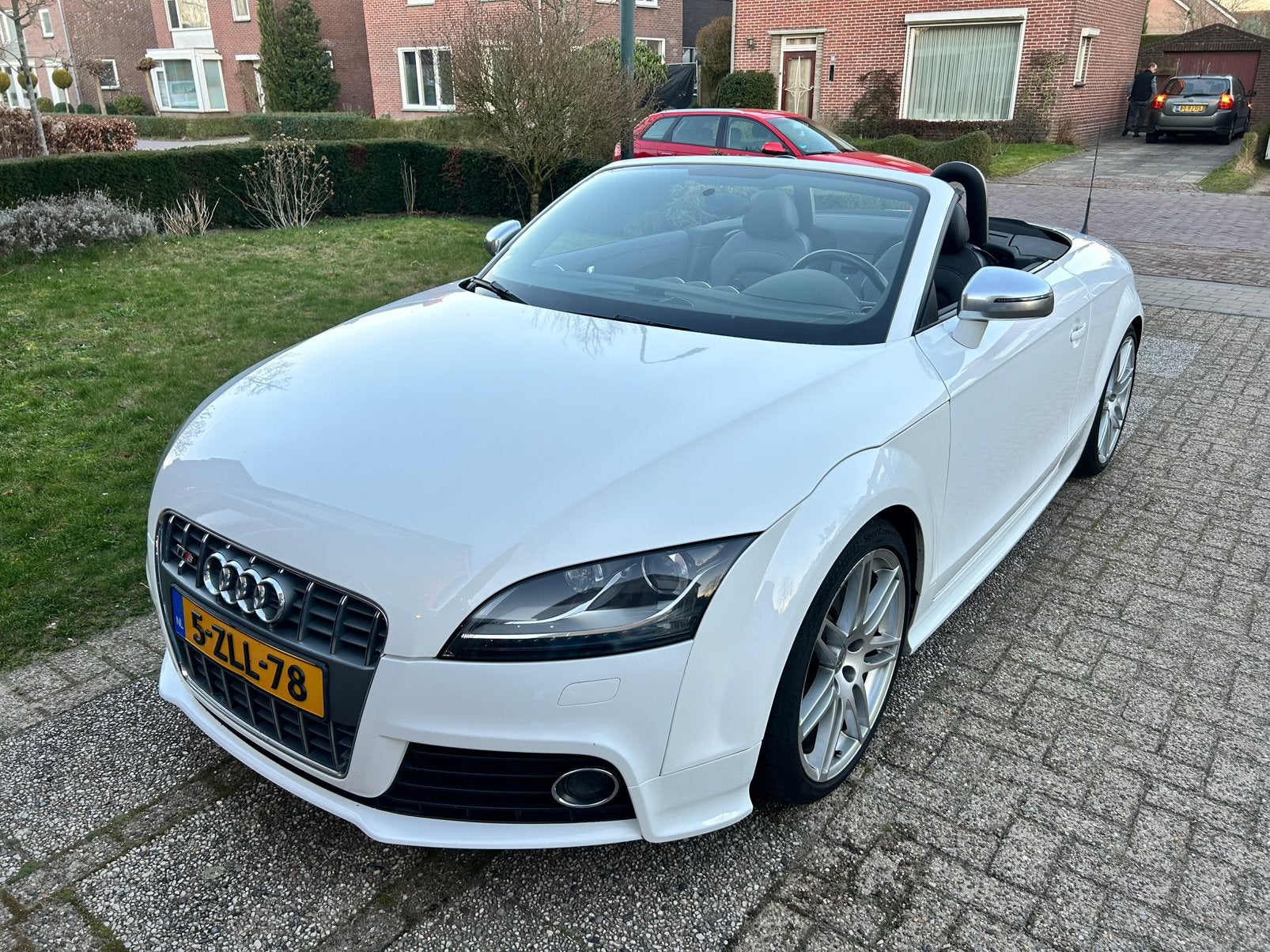 Audi TT 2.0 Tfsi TTS Roadster Quat. S-tr 2008 Wit, Auto's, TT, 4 cilinders, Wit, 272 pk
