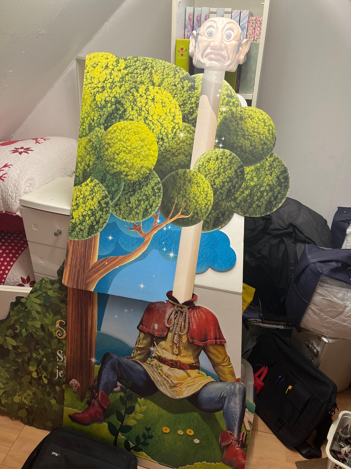 Grote Langnek bord - Albert Heijn Efteling actie, Ophalen, Gebruikt