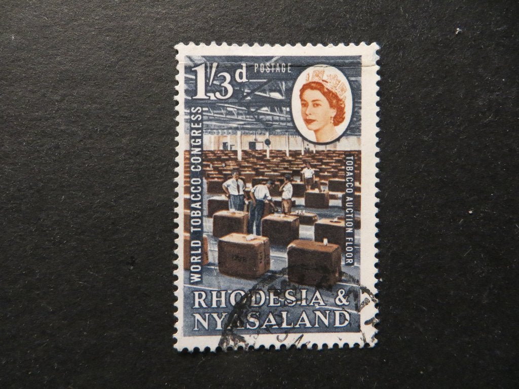A00335: Rhodesia & Nyasaland QEII 1/3, Postzegels en Munten, Postzegels | Afrika, Ophalen of Verzenden, Tanzania