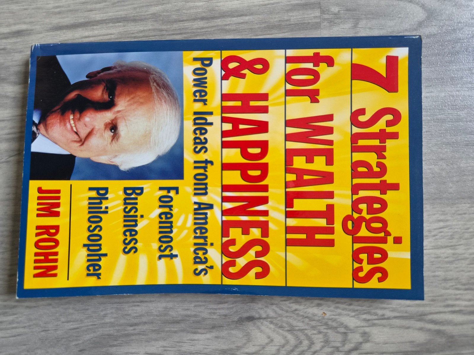 7 Strategieën voor Rijkdom & Geluk - Jim Rohn, Ophalen of Verzenden, Zo goed als nieuw, Jim Rohn