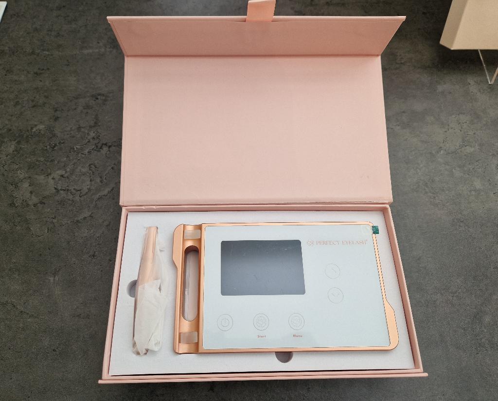 PMU apparaat PE Cosmetics + starterkit, Gehele gezicht, Ophalen of Verzenden, Zo goed als nieuw, Roze