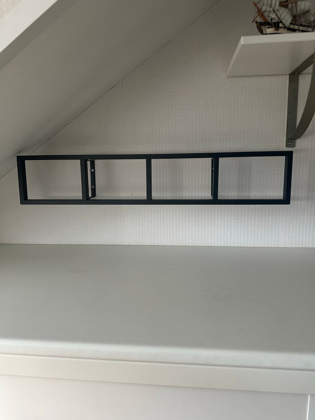 IKEA Lerberg CD/DVD-rek - Zwart metalen opbergrek, Huis en Inrichting, Ophalen, Gebruikt, Metaal, 25 tot 75 discs