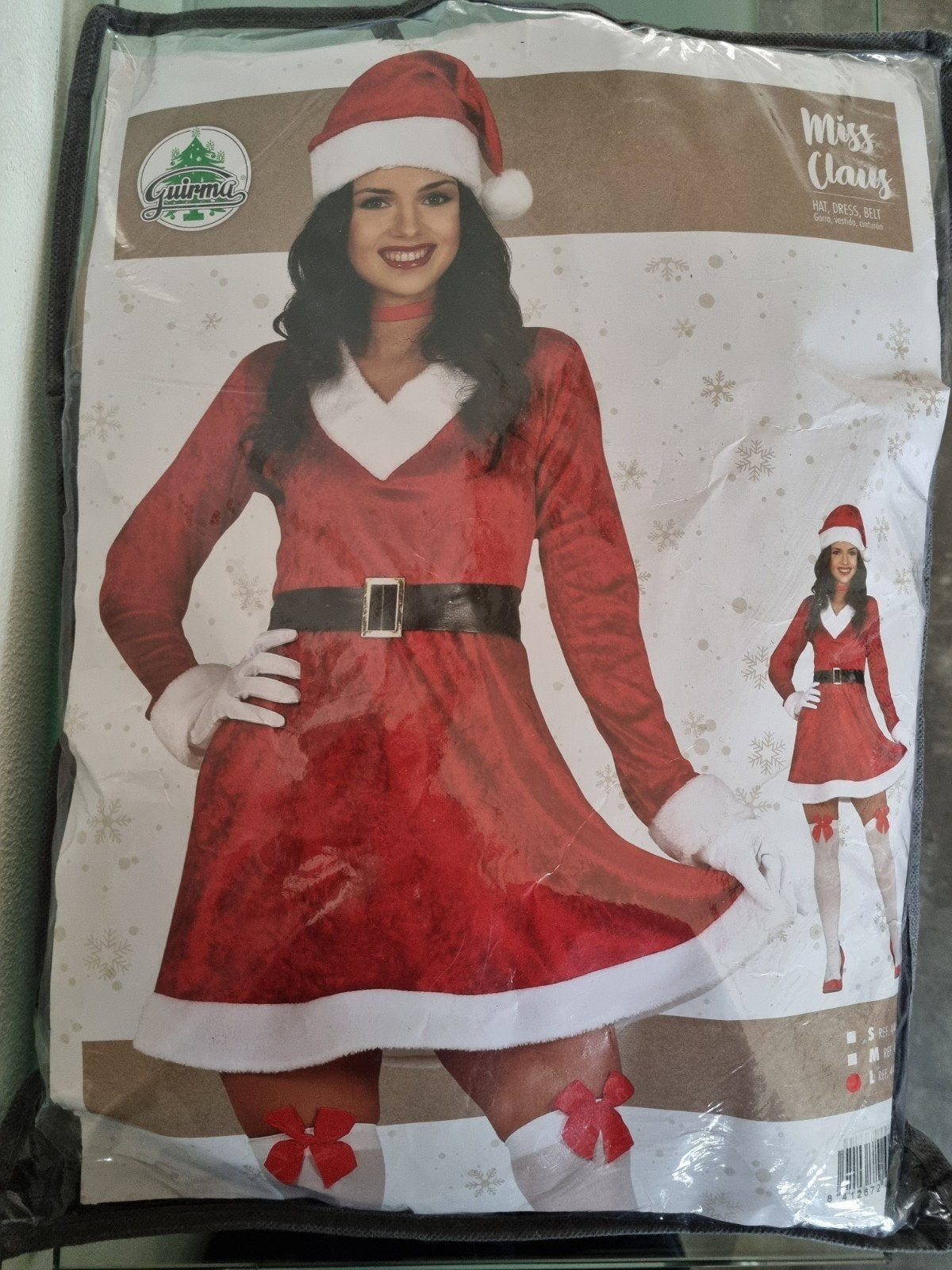 Guirma,MISS CLAUS (KERST)JURK,SET,Mt.L(42/44),Verpakt, Nieuw, Kerstmis of Sinterklaas, Maat 42/44 (L), Nieuw, Ophalen of Verzenden