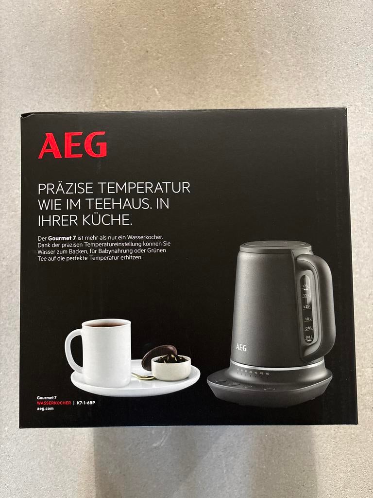 AEG waterkoker K7-1-6BP, Witgoed en Apparatuur, Waterkokers, AEG, -, 1 tot 2 liter, -