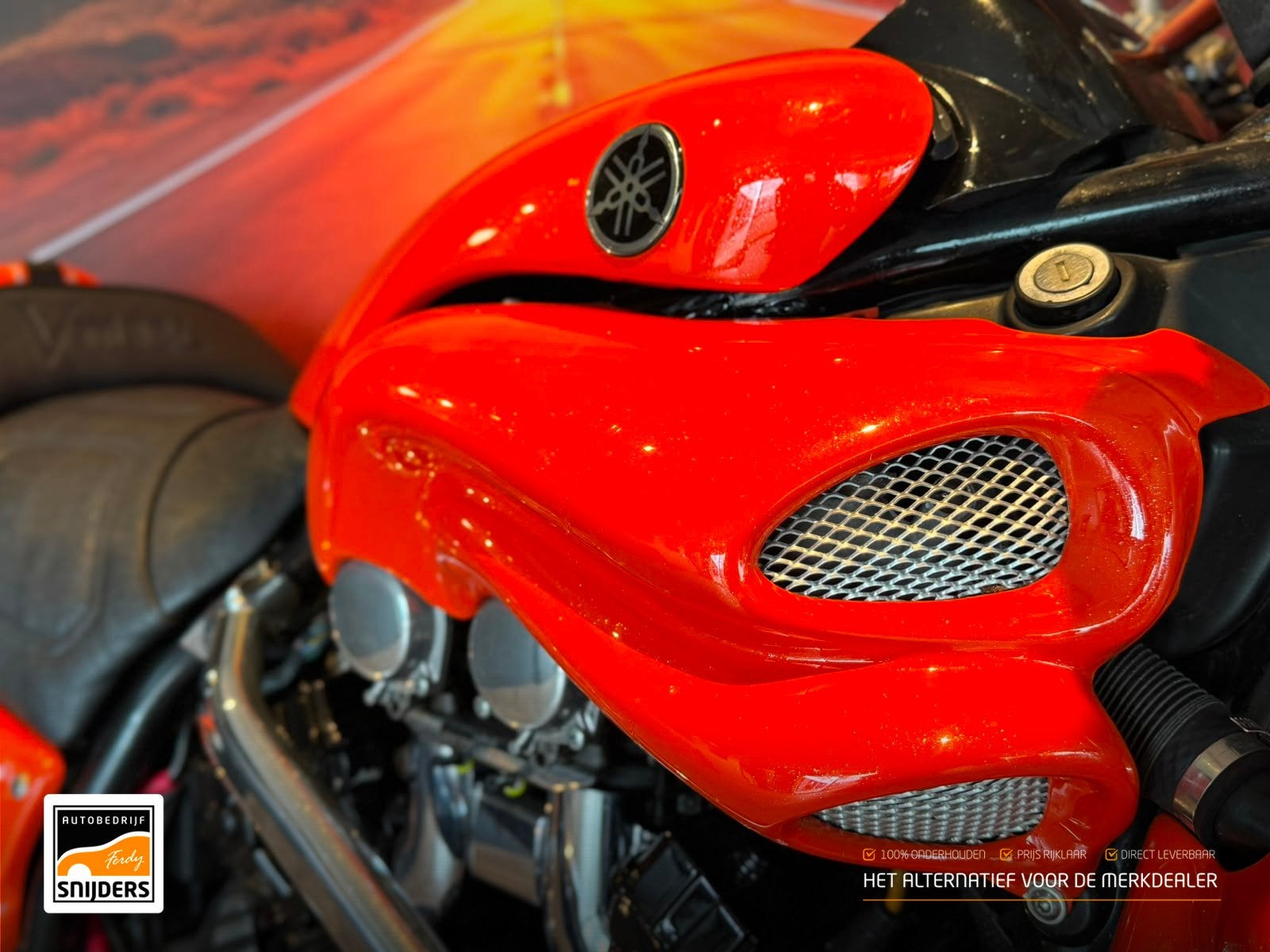 Yamaha VMX 1200 V-Max Custom Oranje - UITMUNTENDE STAAT!, Sportuitlaat, 1198 cc, Meer dan 35 kW, Overig