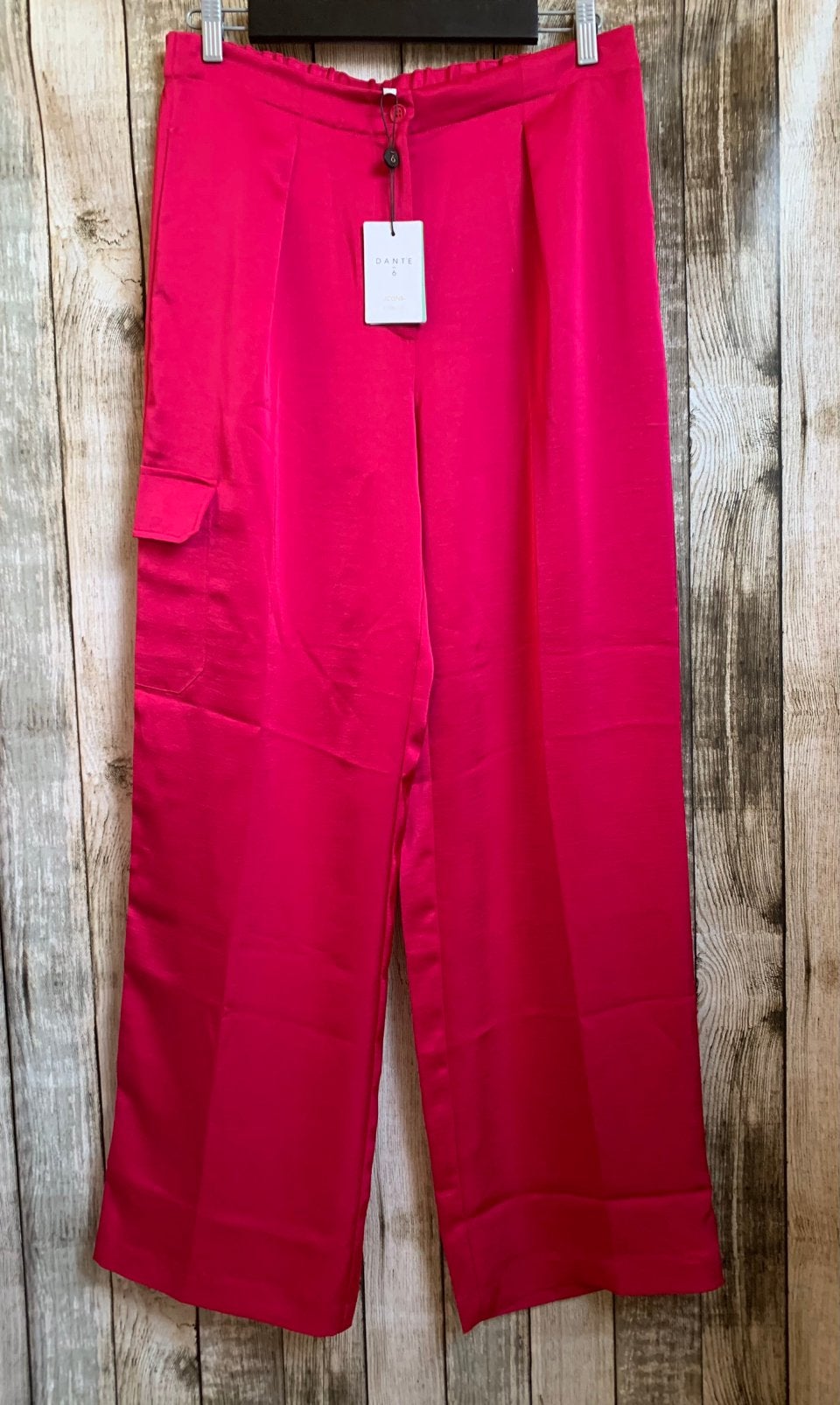 Dante 6 super gave roze satijnachtige broek (Maat 5) NIEUW!!, Verzenden, Maat 42/44 (L), Nieuw, Roze