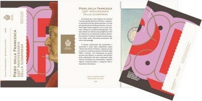 2 euro San Marino 2022 - Piero della Francesca (BU), Ophalen of Verzenden, San Marino, 2 euro, Setje