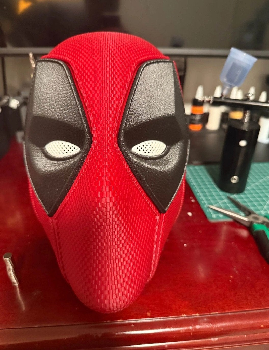 Deadpool 3D-geprinte helm – Magnetisch, afneembaar, Ophalen of Verzenden, Nieuw