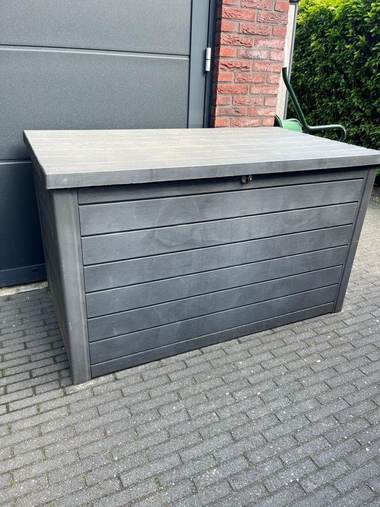 Keter Ontario Opbergbox - 870L - 147x83x86cm, Tuin en Terras, Kunststof, Gebruikt, Overige typen, Minder dan 200 cm