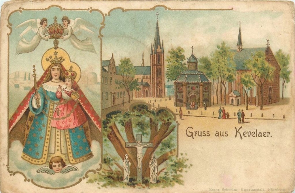 701-291-049 Kevelaer Litho, Verzamelen, Ophalen of Verzenden, Voor 1920, Duitsland