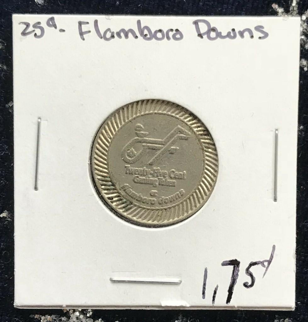 Amerika - Flamboro Downs - 25 cent Token, Verzenden, Overige materialen, Buitenland