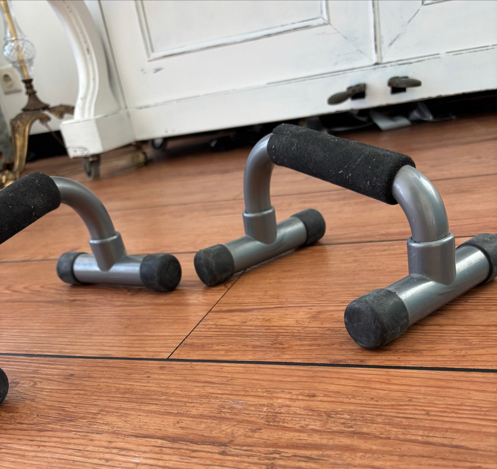 Push-up steunen voor borst- en armtraining, Ophalen of Verzenden, Gebruikt, Armen, Push-up steun