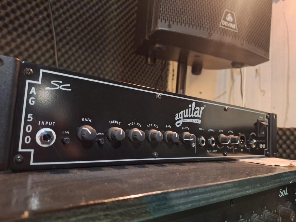 Aguilar AG500SC Bass amp, Muziek en Instrumenten, Ophalen, Zo goed als nieuw, Basgitaar, 100 watt of meer