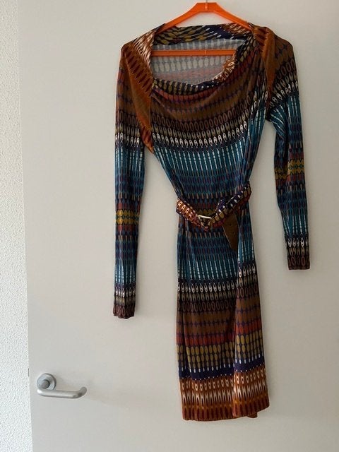 retrojurk Caroline biss 36, Kleding | Dames, Jurken, Overige kleuren, Verzenden, Zo goed als nieuw, Maat 36 (S)