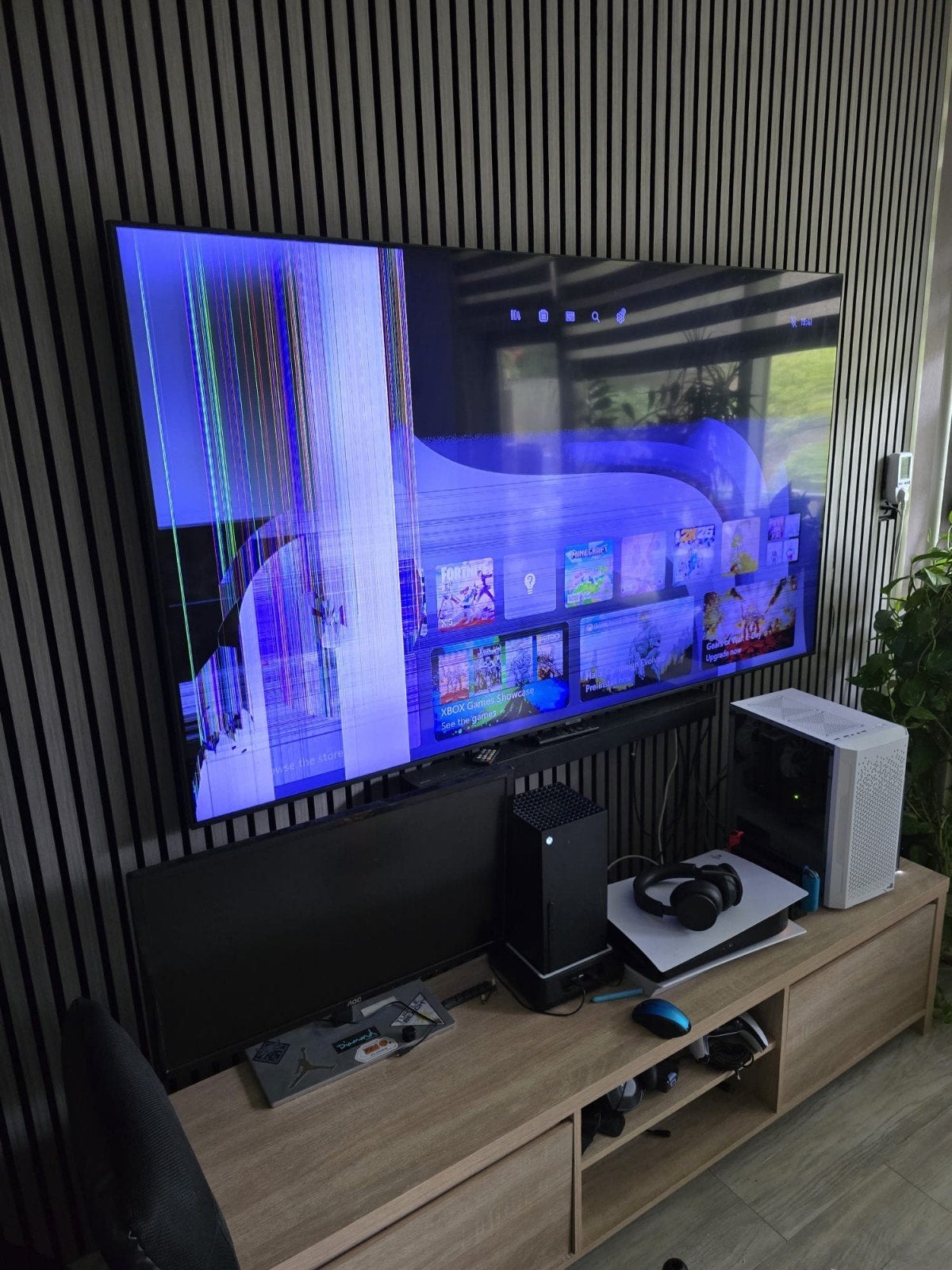Defecte Samsung 75 inch TV - Voor onderdelen/reparatie, Audio, Tv en Foto, Televisies, Ophalen, LED, 50 Hz, Samsung