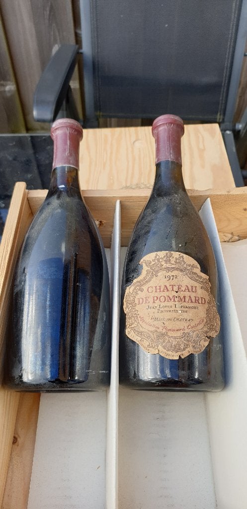 1 x 1972 Chateau De Pommard - ~13% vol - 75 cl, Frankrijk, Nieuw, Ophalen of Verzenden, Rode wijn