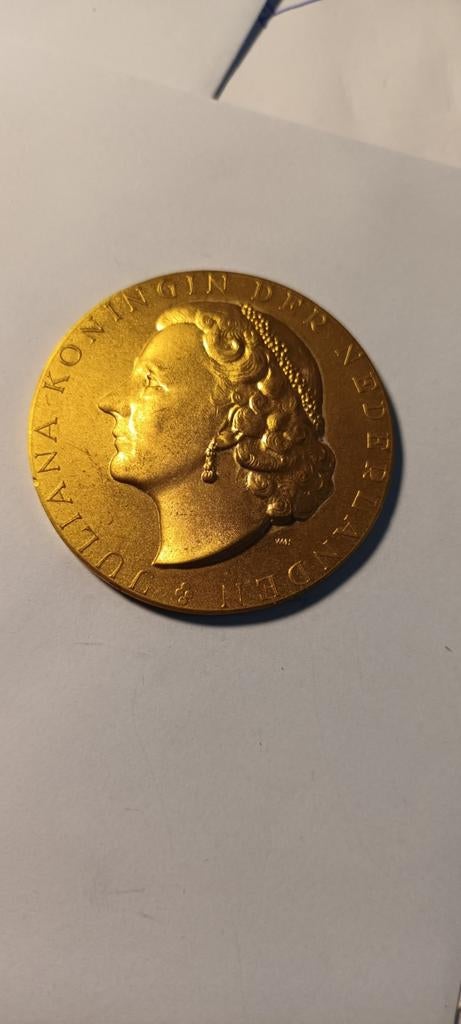 munt Koningin Juliana, Postzegels en Munten, Munten | Nederland, Koningin Juliana, Losse munt, Goud, Overige waardes