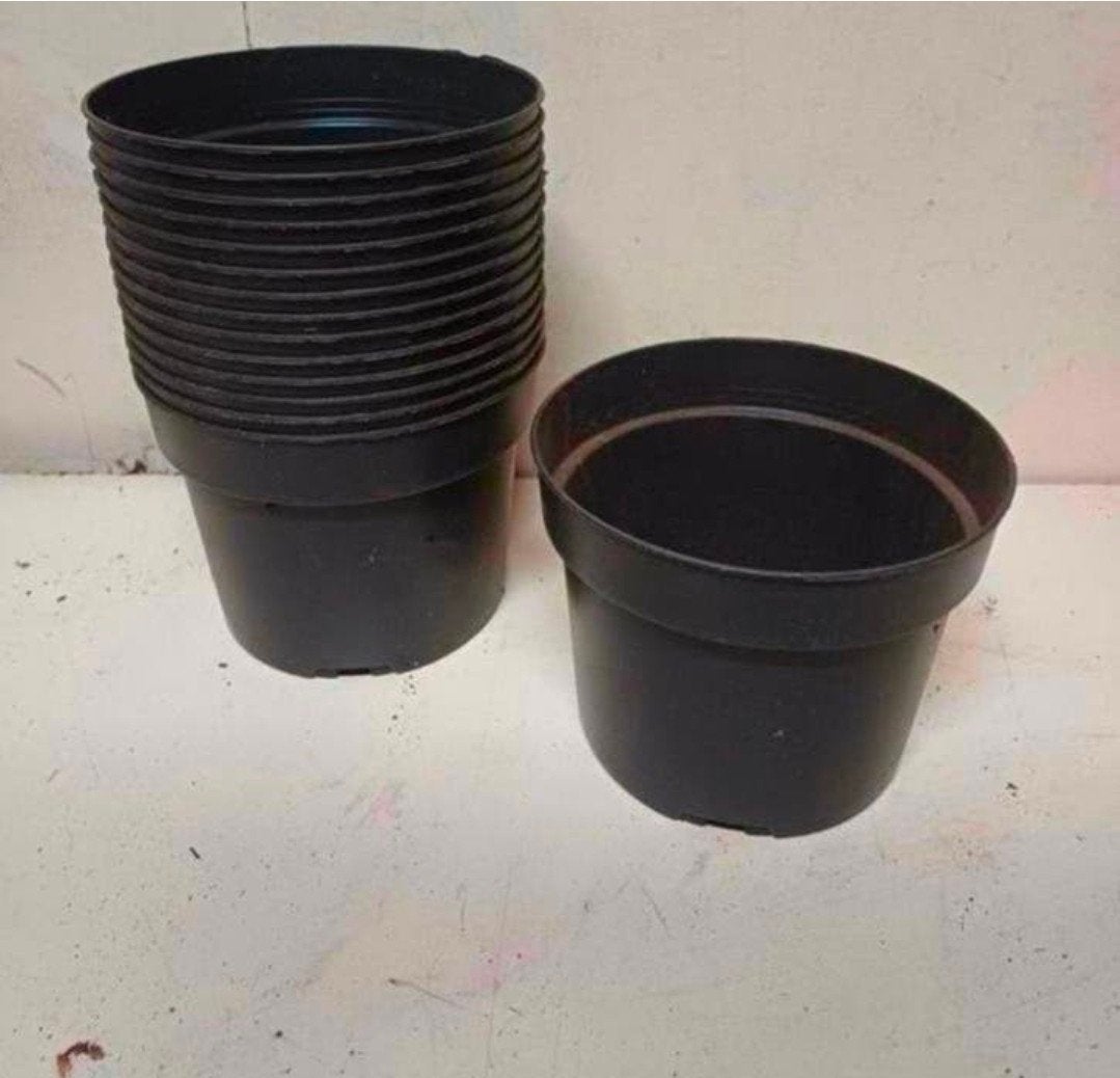 Kweekpotten plantenpotten bloempotten 2 liter, Kunststof, Gebruikt, Rond, Ophalen of Verzenden