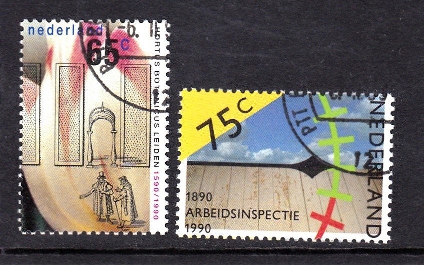 Nederland zegels uit 1990 vooraf gestempeld, Postzegels en Munten, Postzegels | Nederland, Verzenden, Na 1940, Gestempeld