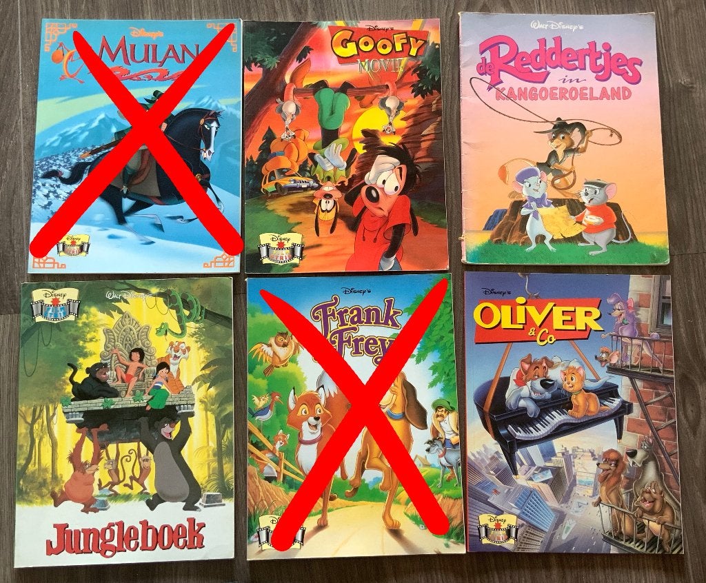 Disney filmstrips, Boeken, Gelezen, Ophalen of Verzenden, Disney, Meerdere stripboeken