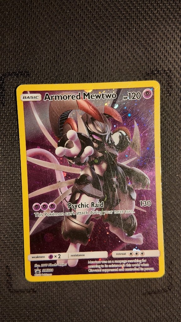 Armored Mewtwo SM228 SM Black Star Promos | Pokemon kaart, Ophalen, Losse kaart, Foil