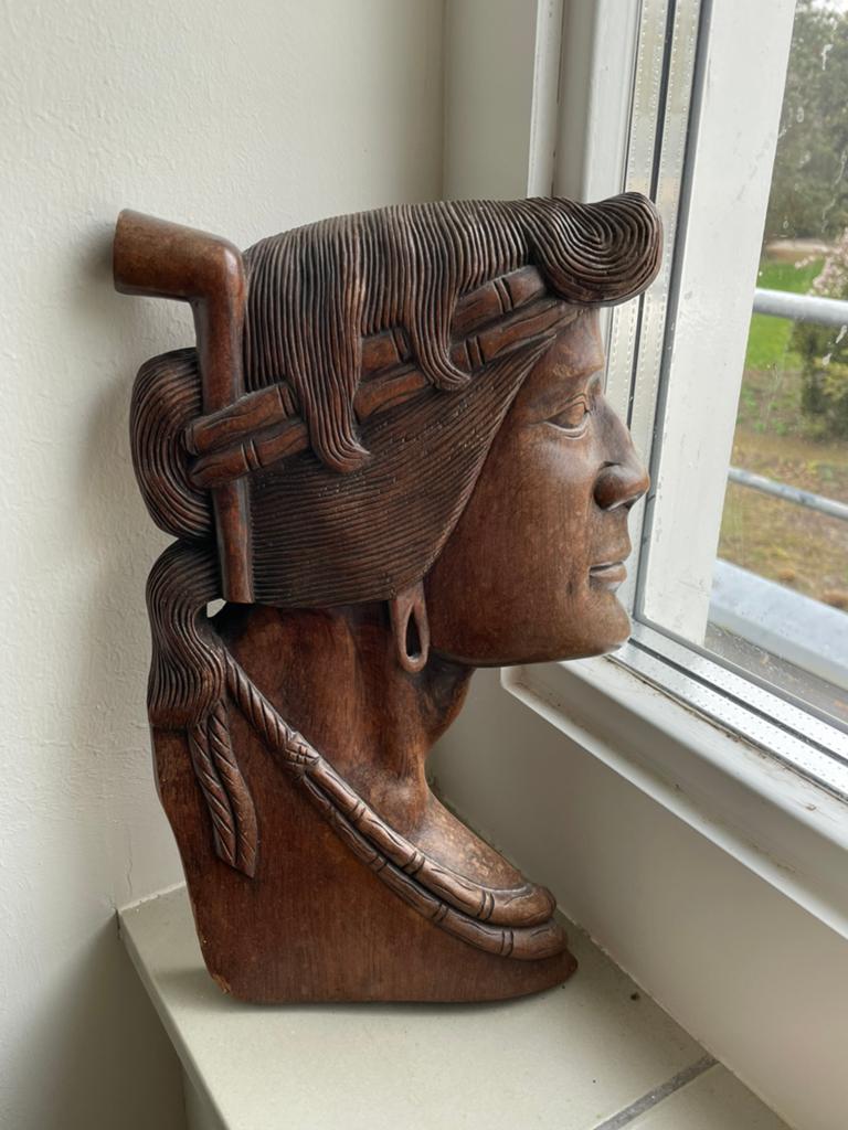 Houtsnijwerk indiaan, Antiek en Kunst, Ophalen of Verzenden