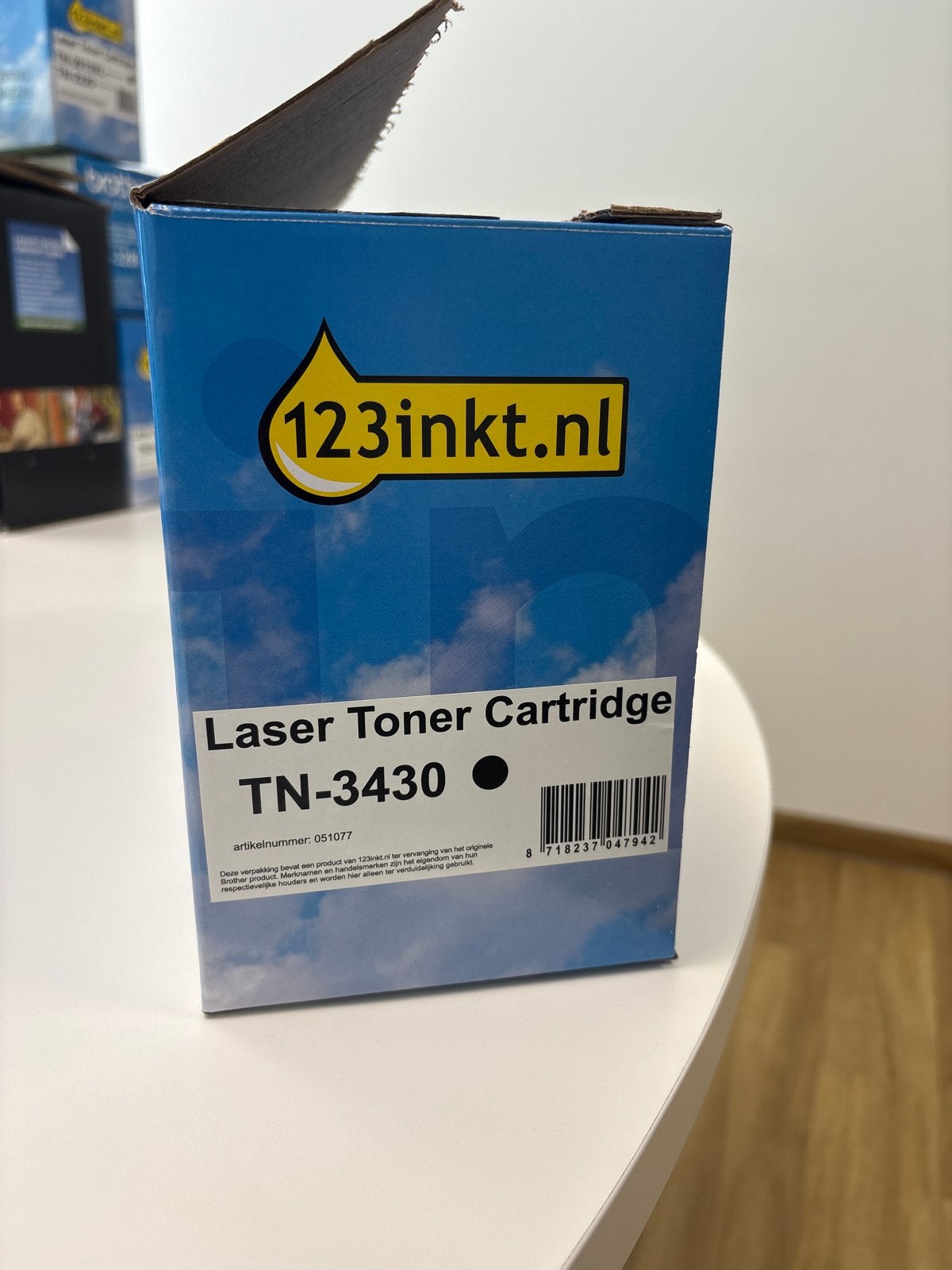 Nieuwe inkt cartridge TN-3430 in geopende doos, Ophalen, Nieuw